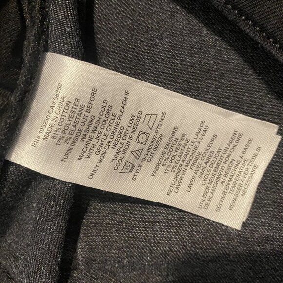 Joie Women's Size 31 Tiesa Button Cuff Step Hem Crop Black Mid Rise Jeans - Picture 8 of 10